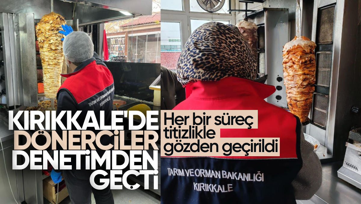 Kırıkkale’de Döner Satışı Yapan İşletmelere Gıda Güvenliği Denetimi