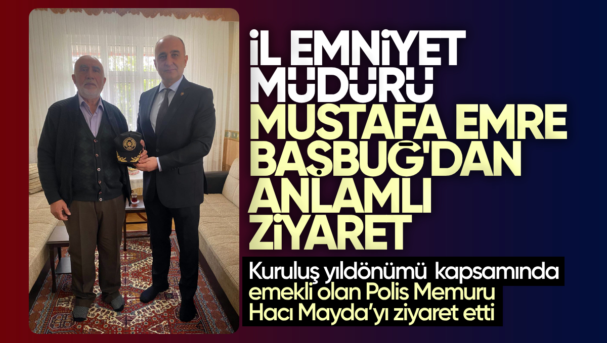 Kırıkkale İl Emniyet Müdürü Mustafa Emre Başbuğ’dan Anlamlı Ziyaret