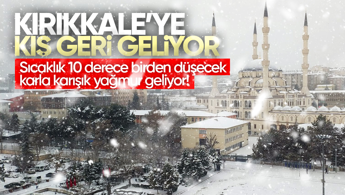 Kırıkkale’de Kış Geri Dönüyor! Hava Sıcaklığı 10 Derece Birden Düşüyor