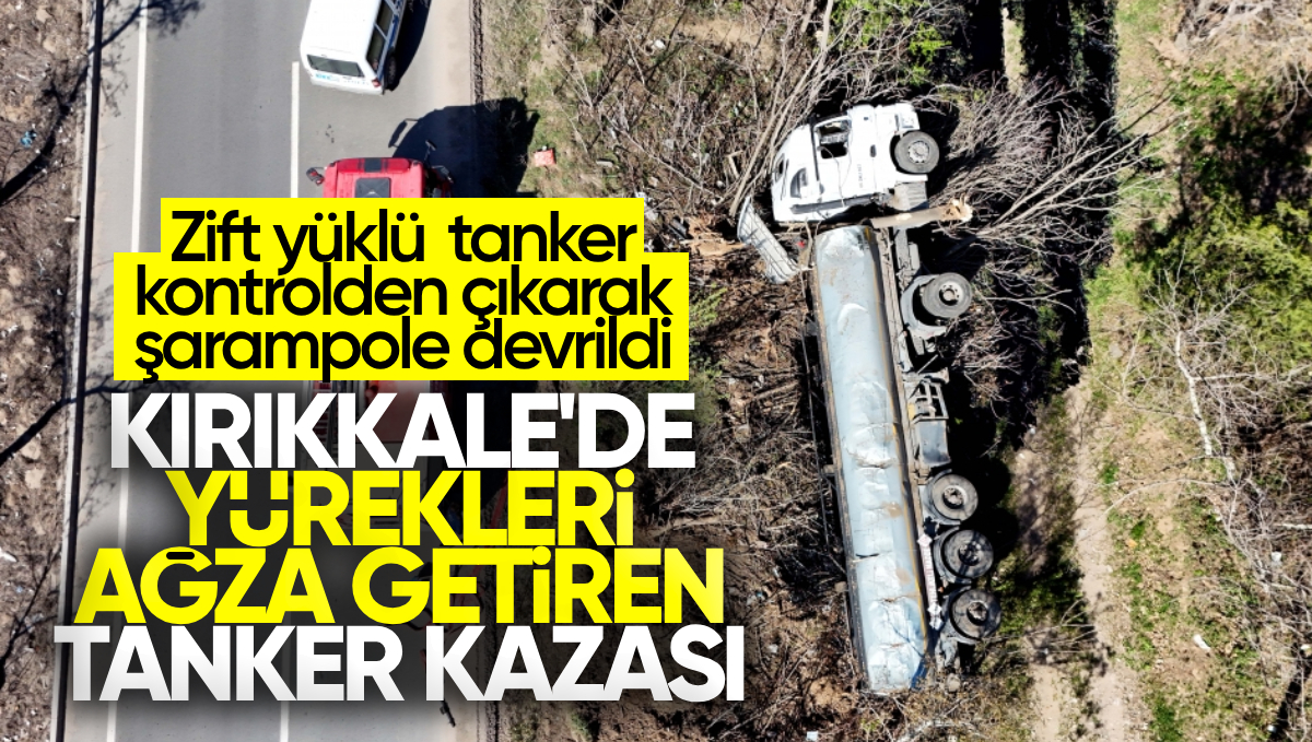 Kırıkkale’de Tanker Kazası: Sürücü Yaralandı, Zift Sızıntısı Endişe Yarattı