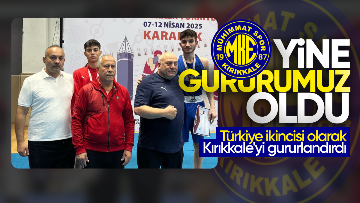 MKE Mühimmat Spor Boks Takımı Sporcusu Rıza İşleyen Türkiye İkincisi Oldu