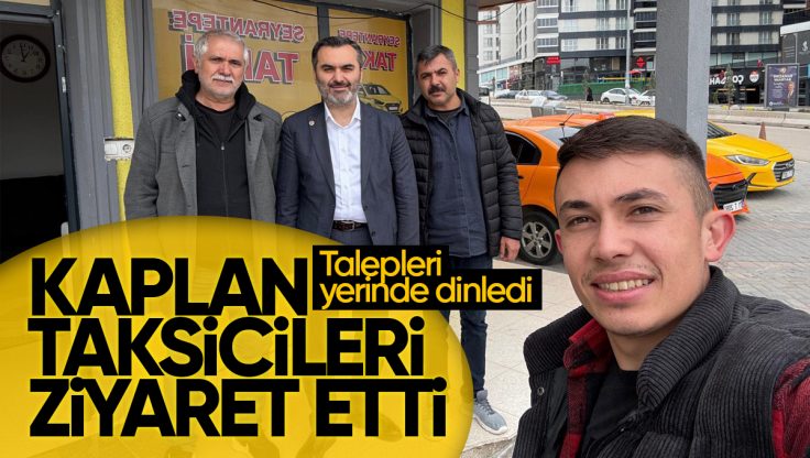 Mustafa Kaplan, Kırıkkale’de Taksi Durağı’nda Taksicilerin Taleplerini Dinledi