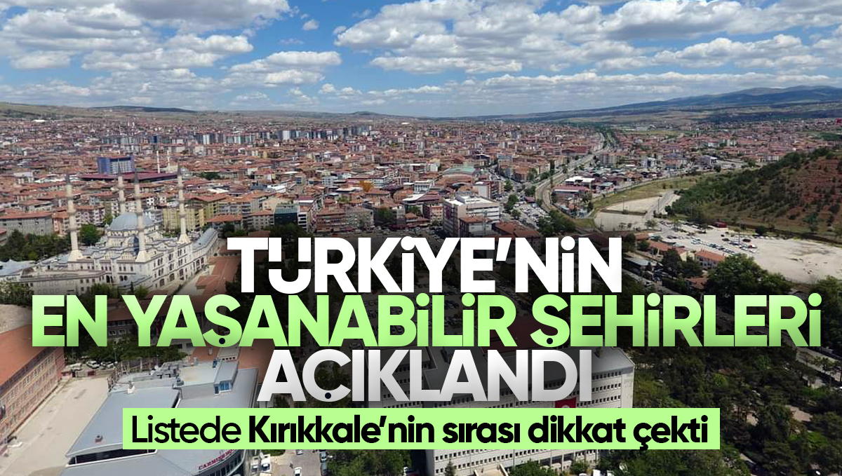 Türkiye’nin Yaşanabilir Şehirleri Açıklandı: Kırıkkale Kaçıncı Sırada?