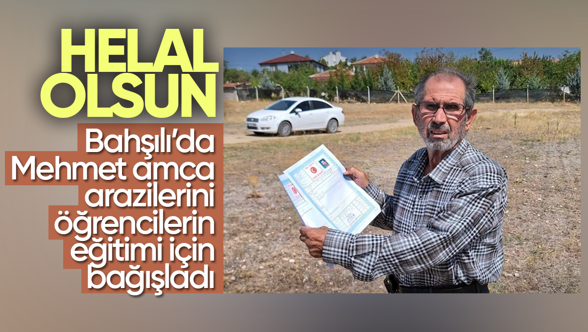 Bahşılı’da Hayırsever Mehmet Yaman’dan Eğitime Anlamlı Katkı: Arsalarını Kütüphane Yapımı İçin Bağışladı