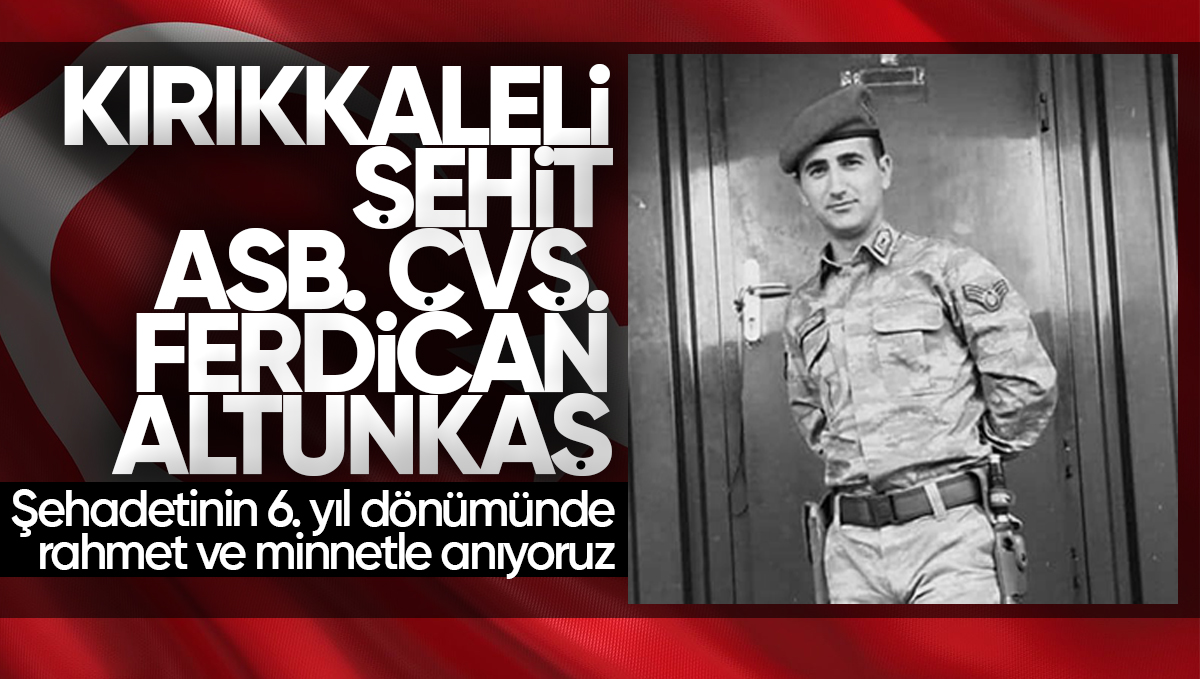 Kırıkkale’li Şehit Jandarma Astsubay Çavuş Ferdican Altunkaş Kabri Başında Dualarla Anıldı