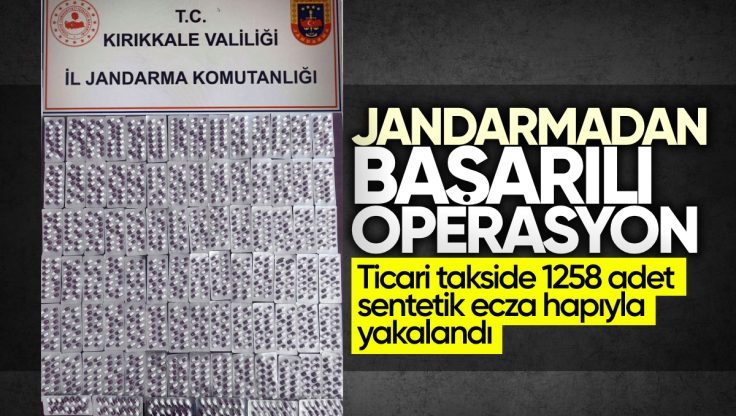 Kırıkkale’de Uyuşturucu Operasyonu: Ticari Takside 1258 Sentetik Ecza Hapıyla Yakalandı