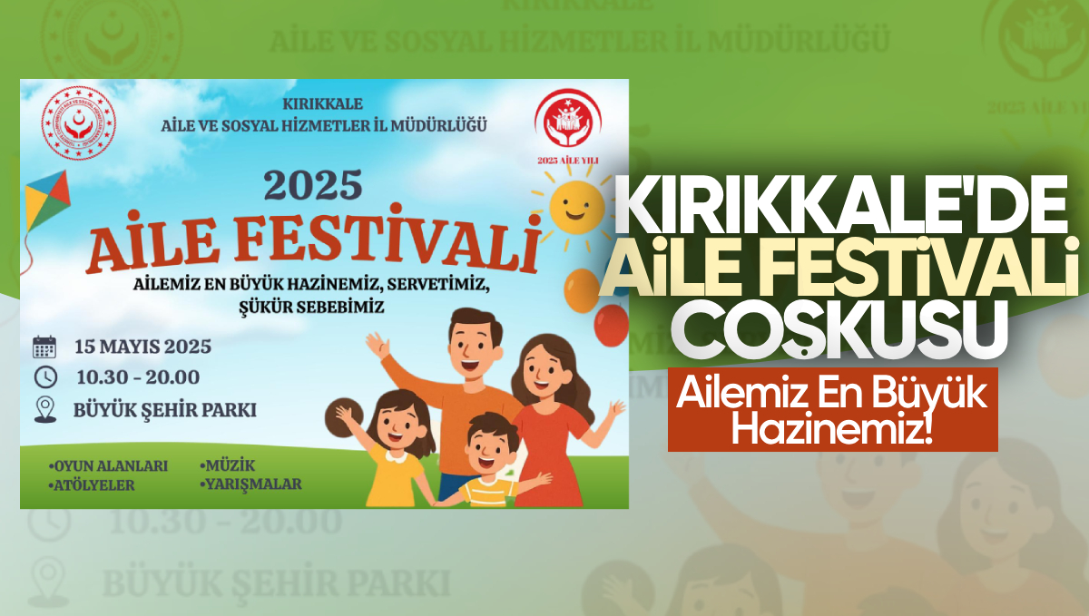 Kırıkkale’de Aile Festivali Coşkusu: Ailemiz En Büyük Hazinemiz!