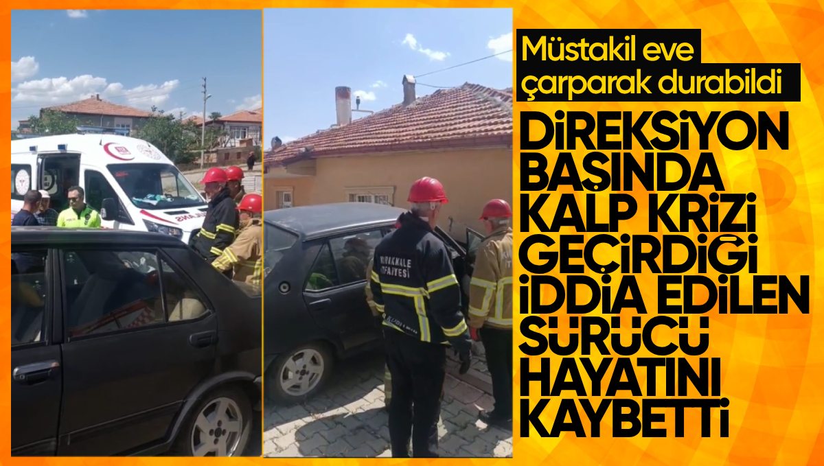 Kırıkkale Direksiyon Başında Kalp Krizi Geçirdiği İddia Edilen Sürücü Kaza Yaparak Hayatını Kaybetti