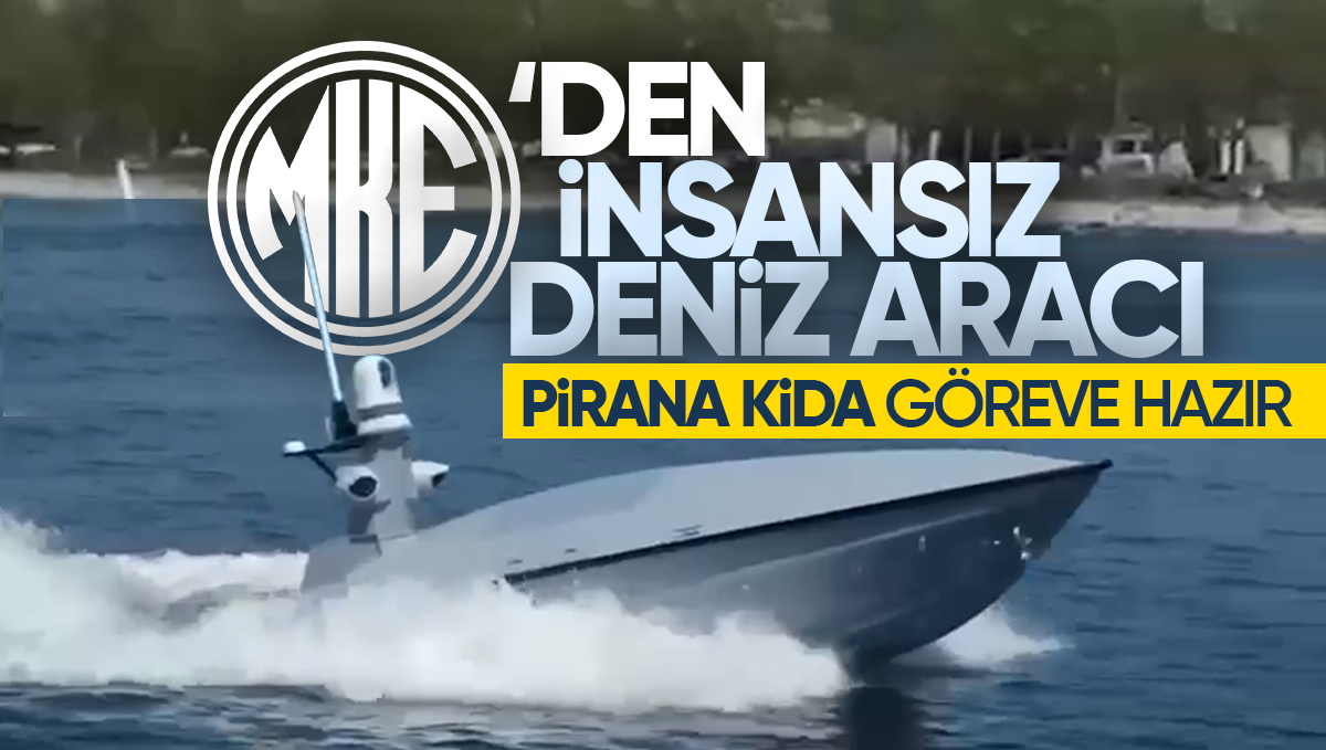 MKE’nin Yerli Kamikaze İnsansız Deniz Aracı ‘PİRANA’ Göreve Hazır!