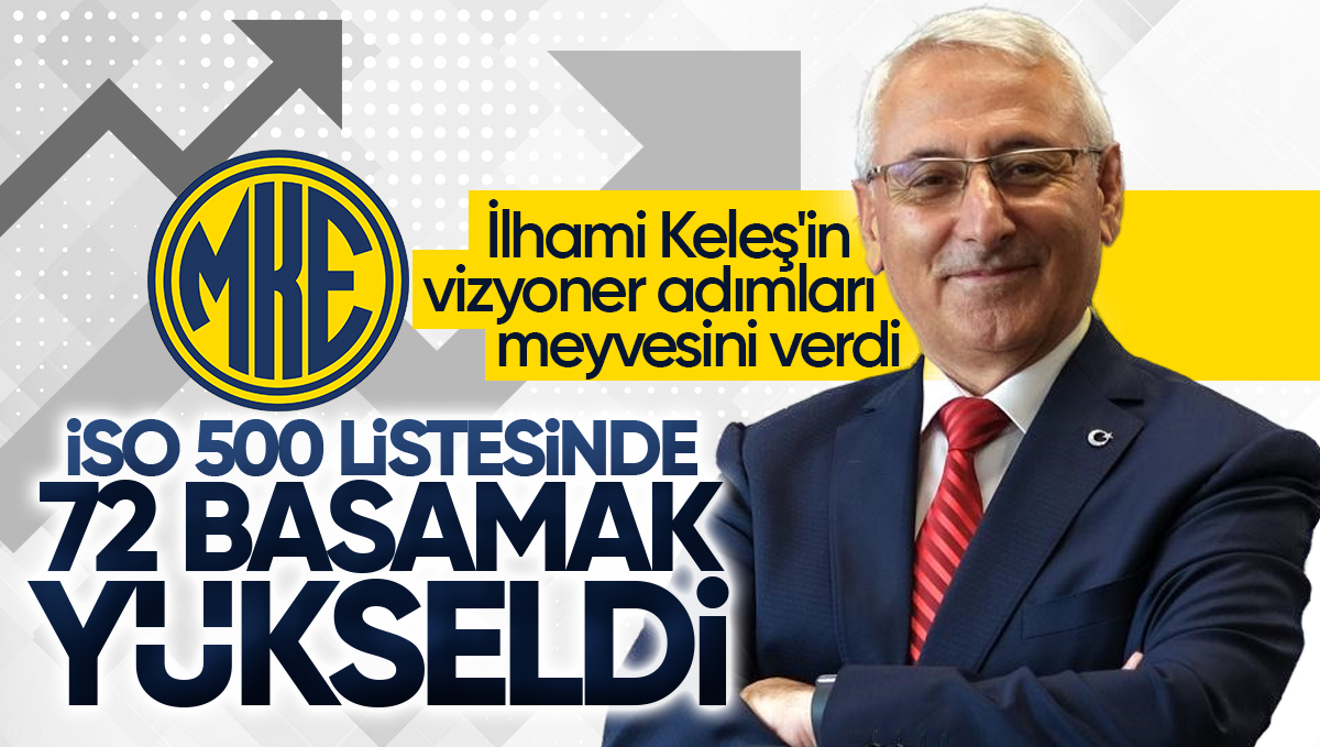 MKE, İSO 500’de 72 Basamak Yükseldi: İlhami Keleş’in Vizyoner Adımları Meyvesini Verdi