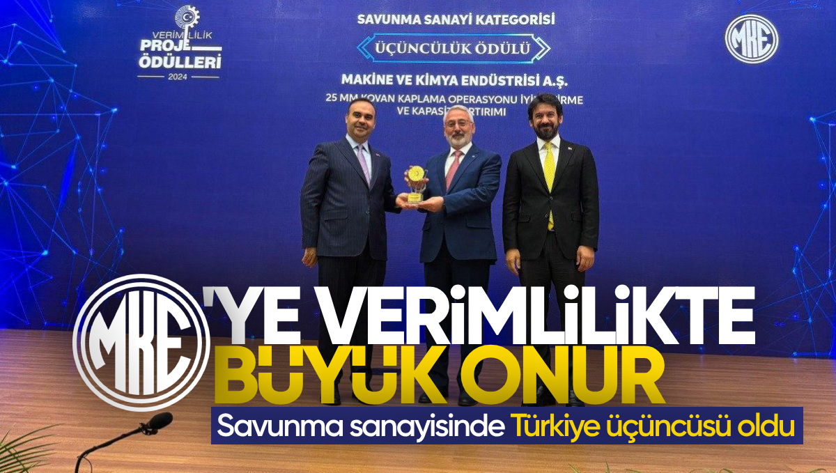 MKE’ye Verimlilikte Büyük Onur: Savunma Sanayisinde Türkiye Üçüncüsü Oldu