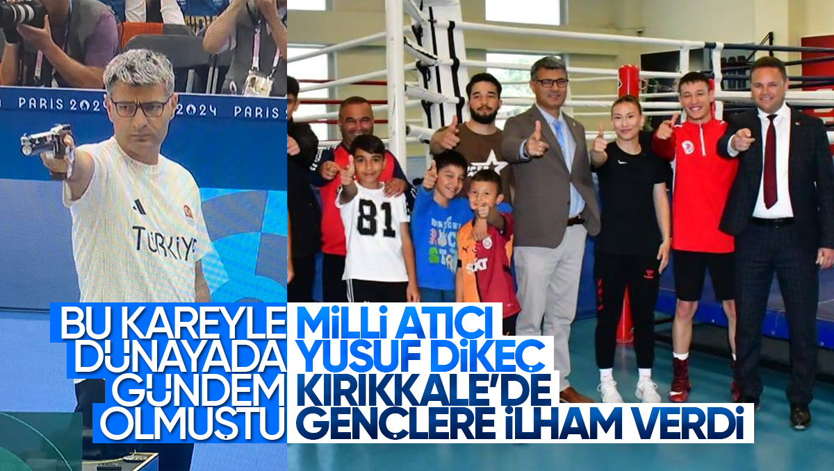 Olimpiyat Madalyalı Milli Atıcı Yusuf Dikeç Kırıkkale’de Gençlere İlham Verdi