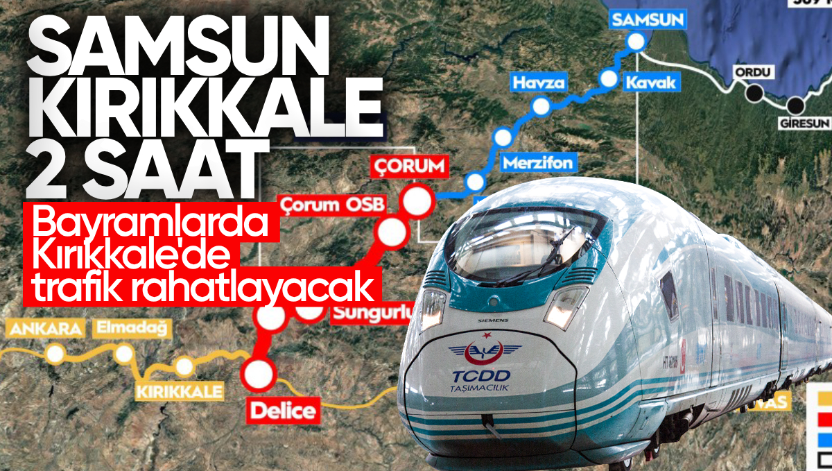Ankara-Kırıkkale-Çorum-Samsun Hızlı Tren Projesi’nin Temeli Atıldı