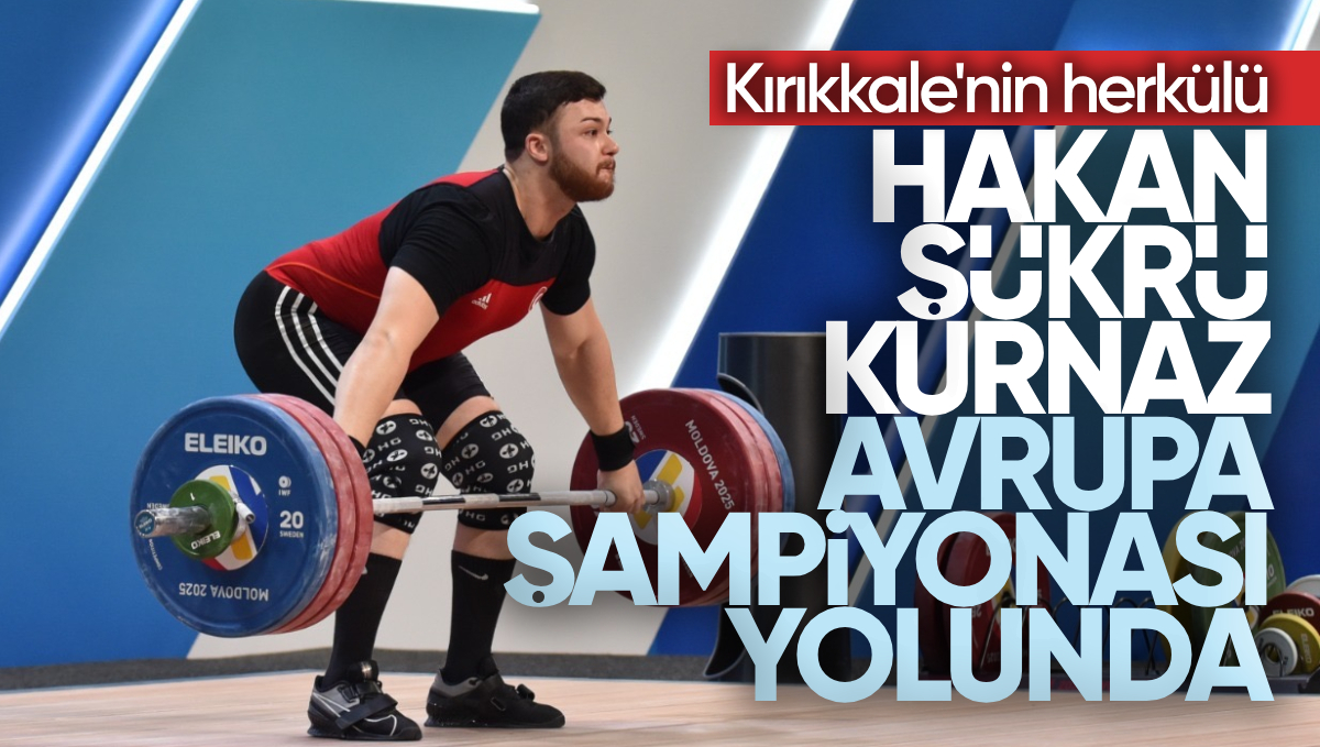 Kırıkkale’li Milli Halterci Hakan Şükrü Kurnaz Türkiye Şampiyonası’nda 9 Rekor İçin Podyumda