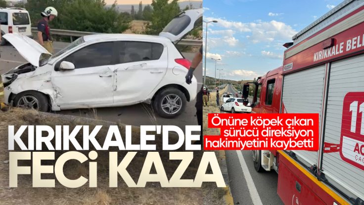 Kırıkkale’de Feci Kaza: Önüne Köpek Çıkan Sürücü Direksiyon Hakimiyetini Kaybetti
