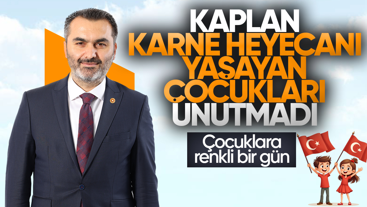 Mustafa Kaplan’dan Karne Hediyesi: Çocuklara Renkli Bir Gün!