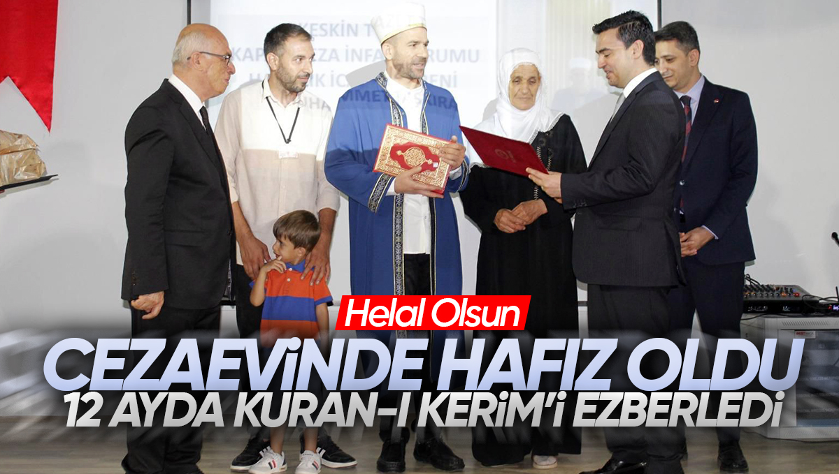 Kırıkkale’de Cezaevinde Hidayete Yolculuk: 12 Ayda Hafız Oldu