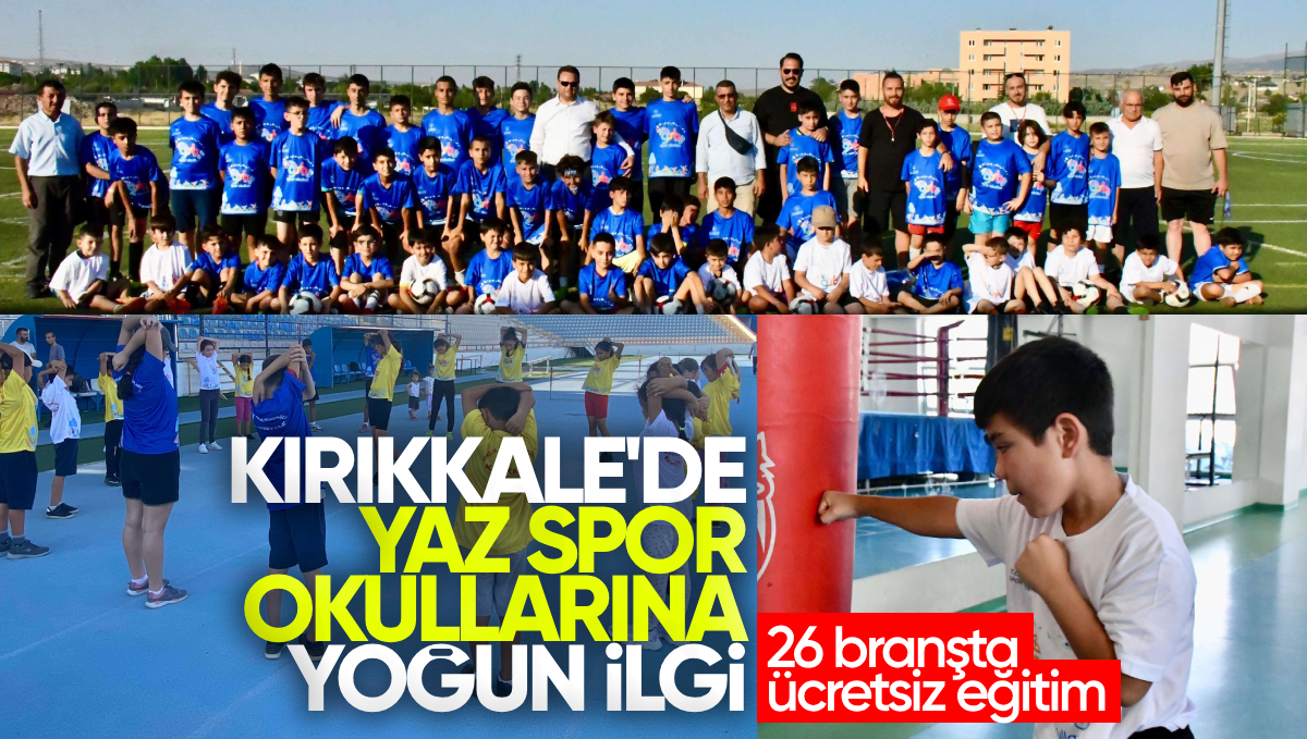 Kırıkkale’de Yaz Spor Okullarına Yoğun İlgi: 26 Branşta Ücretsiz Eğitim