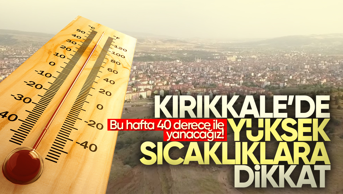 Kırıkkale’de Sıcaklıklar Artıyor! Önümüzdeki Hafta 40 Derece İle Kavurucu Sıcaklar Geliyor