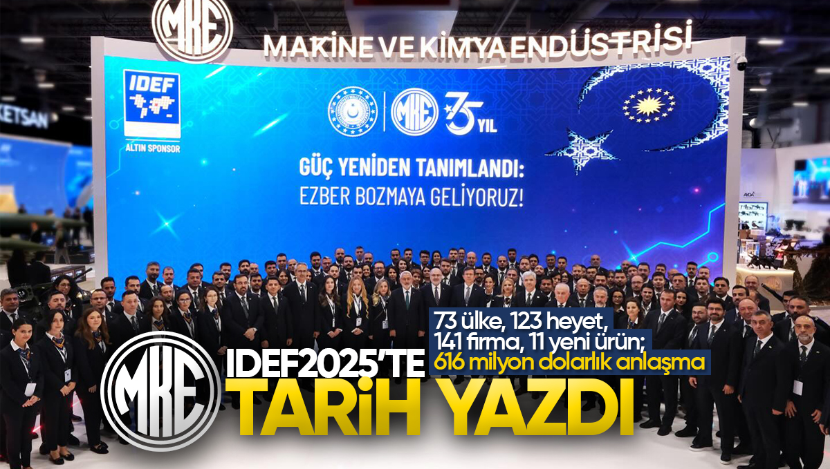 MKE’den IDEF 2025’te Güç Gösterisi: 3.5 Milyar Dolarlık Küresel Fırsat!