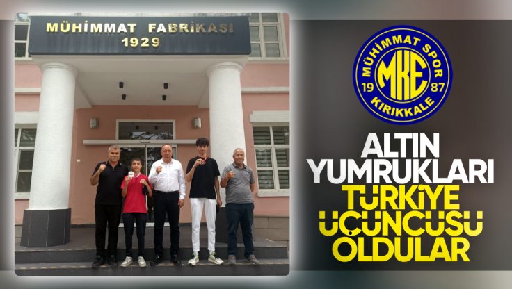 MKE Mühimmatspor Boksörlerinden Türkiye Üçüncülüğü Gururu