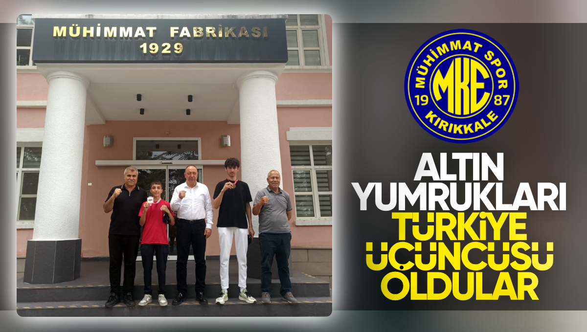 MKE Mühimmatspor Boksörlerinden Türkiye Üçüncülüğü Gururu