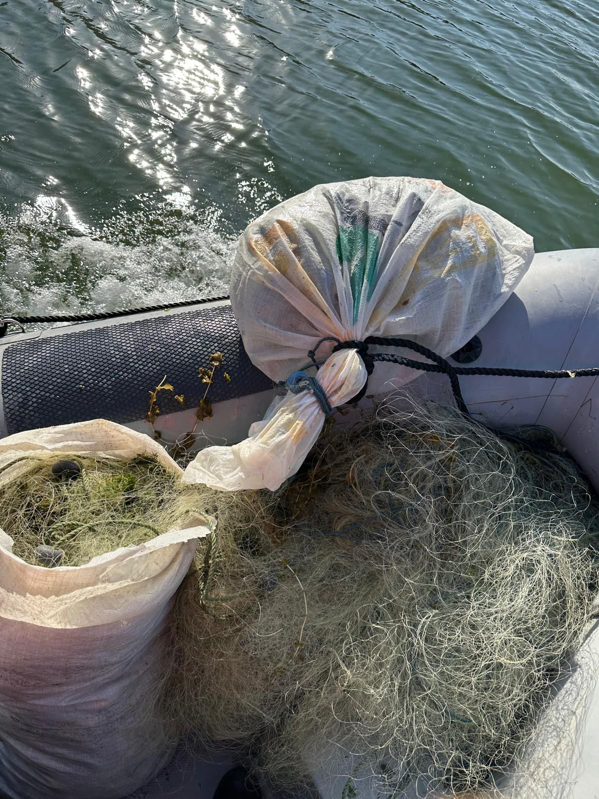 Kırıkkale'de 250 Metre Ağla Kaçak Balık Avına Jandarma Müdahalesi 3 IMG 20250824 WA0053