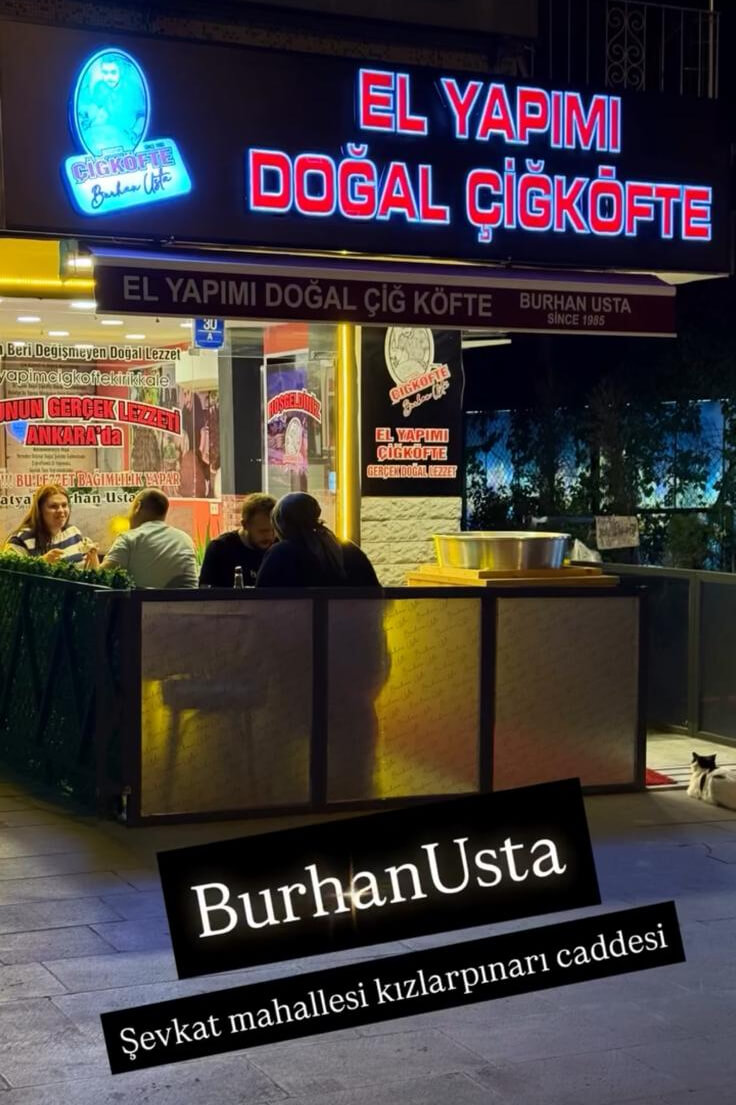 Kırıkkale'den Doğan Burhan Usta'nın El Yapımı Lezzetli Çiğköftesi Artık Ankara'da! 4 cigkofte 4