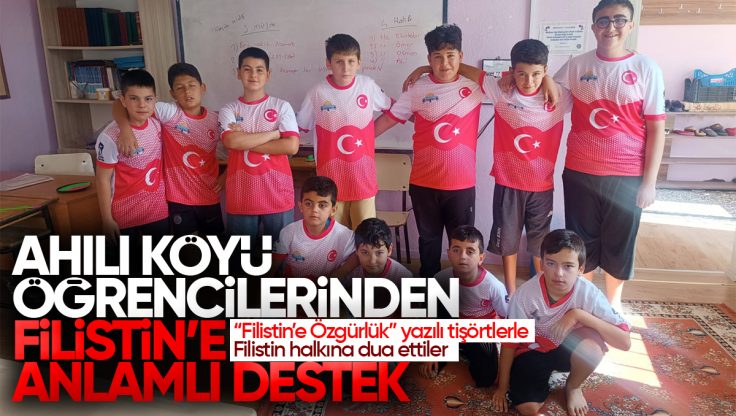 Kırıkkale Ahılı Köyü Kur’an Kursu Öğrencilerinden Filistin’e Anlamlı Destek