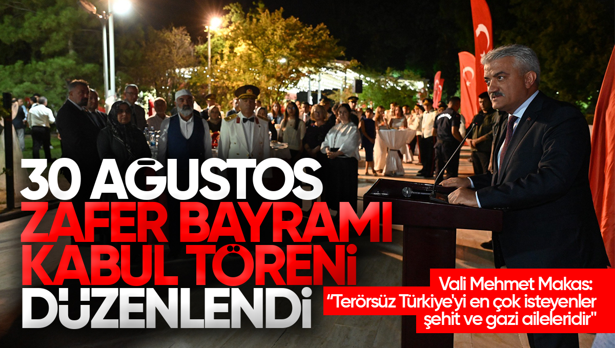 Kırıkkale Valiliği Tarafından 30 Ağustos Zafer Bayramı Kabul Töreni Düzenlendi