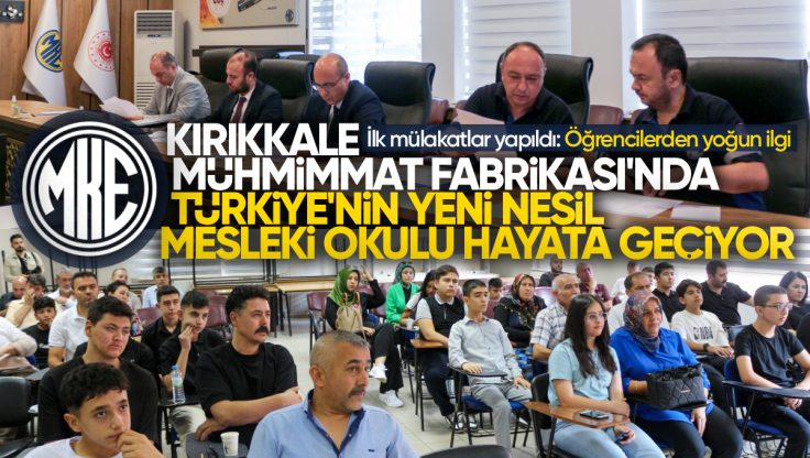 Türkiye’nin Yeni Nesil Mesleki Okulu MKE Kırıkkale Mühimmat Fabrikası’nda Hayata Geçiyor: Öğrencilere Maaş ve Kariyer Fırsatı