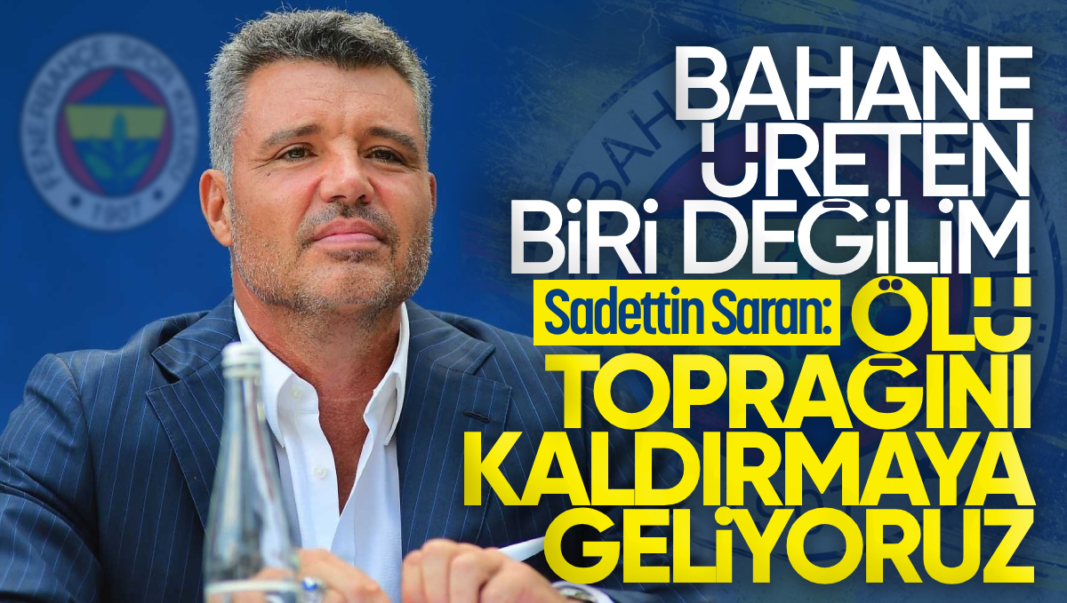Fenerbahçe Başkan Adayı Kırıkkale’li Hayırsever İş İnsanı Sadettin Saran: ‘Ölü Toprağını Kaldırmaya Geliyoruz’