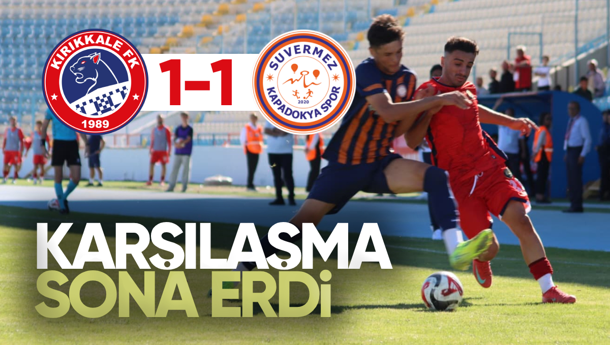 Kırıkkale FK, Kendi Sahasında Puan Kaptırdı 1-1