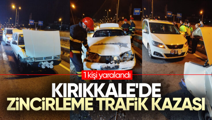 Kırıkkale’de Zincirleme Trafik Kazası: 1 Kişi Yaralandı