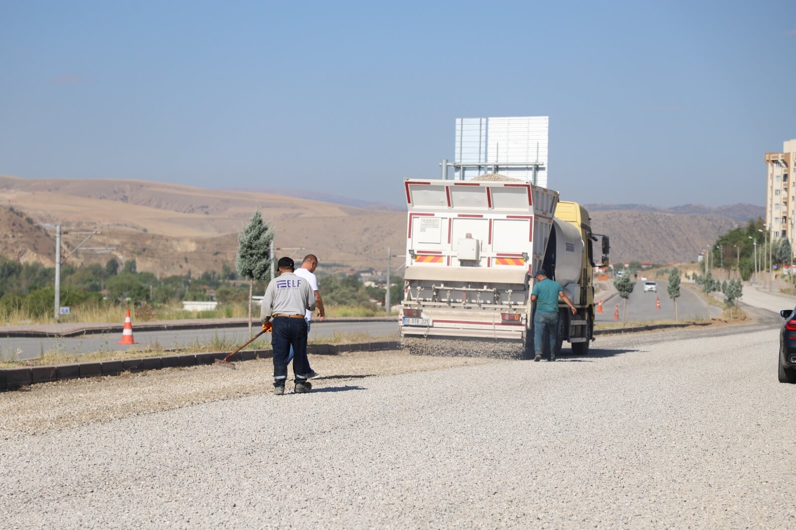 yahsihan yol calismalari 2