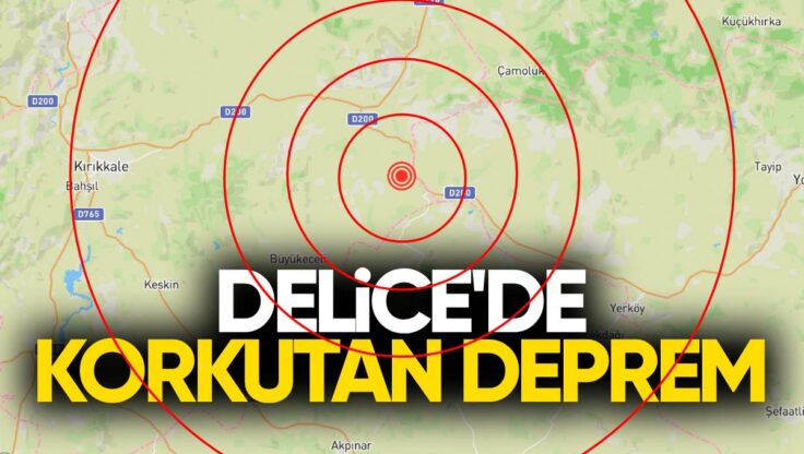Kırıkkale’nin Delice İlçesinde Deprem Medyana Geldi