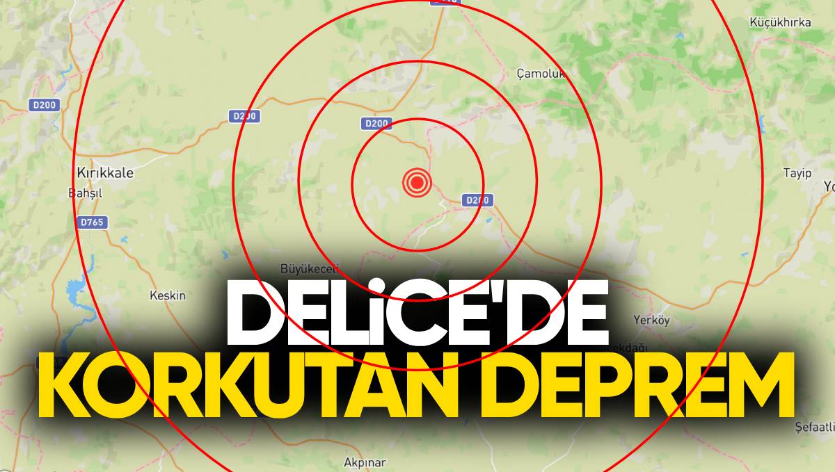 Kırıkkale’nin Delice İlçesinde Deprem Medyana Geldi