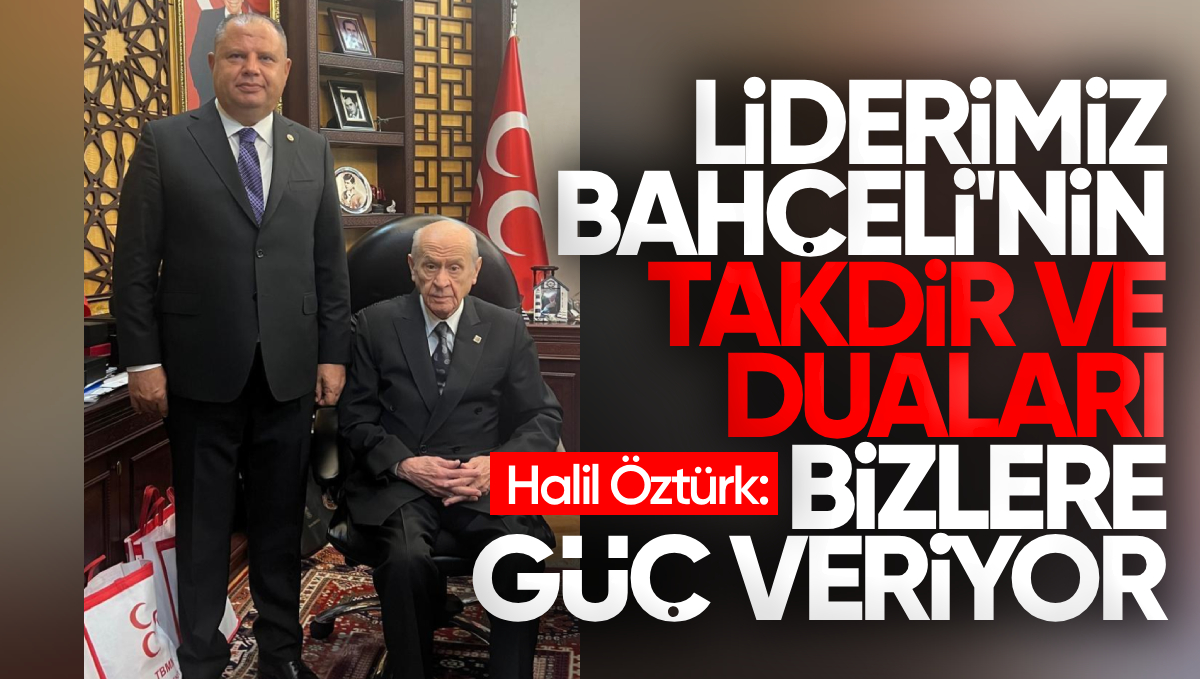 MHP Kırıkkale Milletvekili Halil Öztürk Devlet Bahçeli’yi Makamında Ziyaret Etti