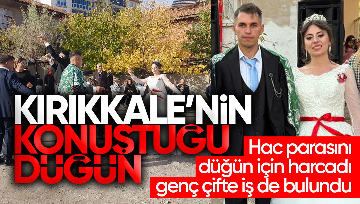 Kırıkkale’nin Konuştuğu Düğün Yapıldı: Hac Parasını Düğün İçin Harcadı, Genç Çifte İş de Bulundu