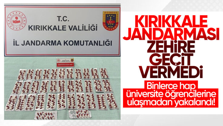 Kırıkkale Jandarması’ndan Dev Uyuşturucu Operasyonu: Binlerce Hap Üniversite Öğrencilerine Ulaşmadan Yakalandı!