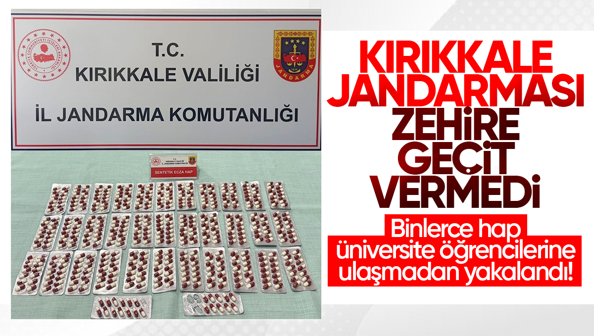 Kırıkkale Jandarması’ndan Dev Uyuşturucu Operasyonu: Binlerce Hap Üniversite Öğrencilerine Ulaşmadan Yakalandı!