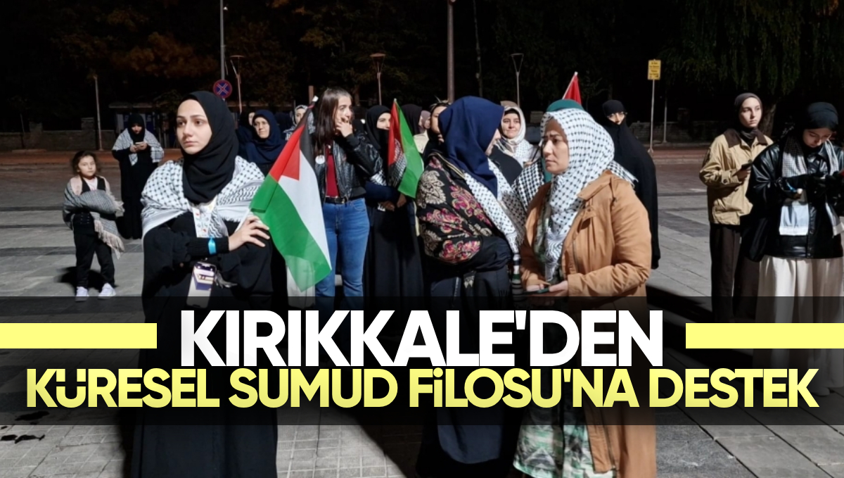 Kırıkkale’de Küresel Sumud Filosu İçin Dayanışma: Gazze’ye Yardım İçin Meydanda Toplanıldı