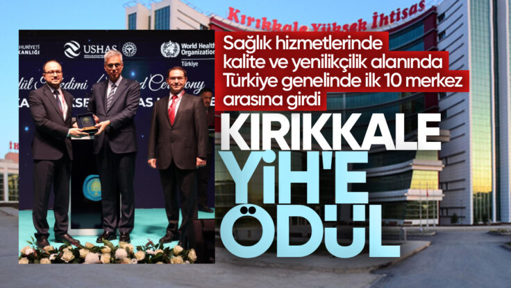 Kırıkkale Yüksek İhtisas Hastanesi’ne Geleneksel ve Tamamlayıcı Tıp Kongresi’nden Ödül