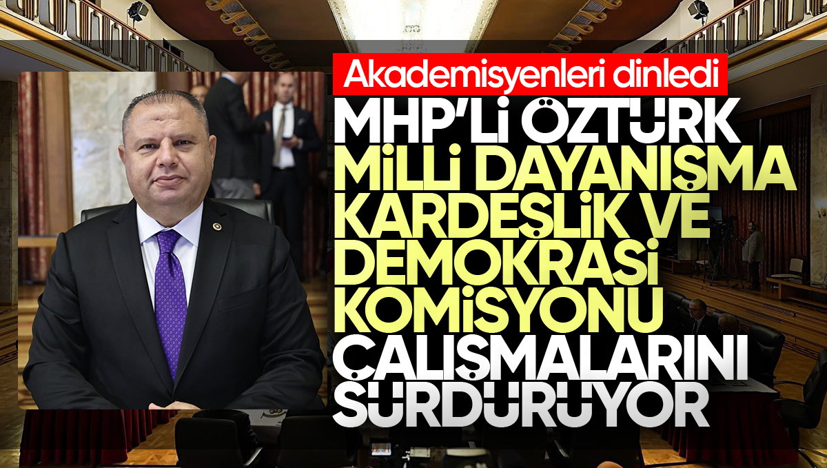 Halil Öztürk ‘Milli Dayanışma, Kardeşlik ve Demokrasi Komisyonu’nda Çalışmalarını Sürdürüyor