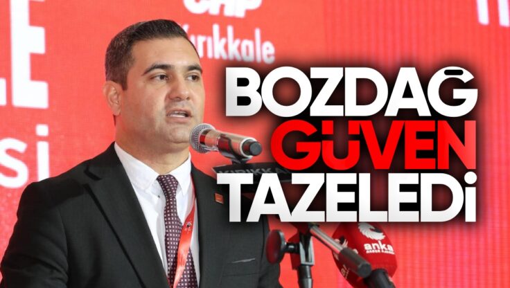 CHP Kırıkkale İl Başkanı Onur Yüksel Bozdağ Güven Tazeledi