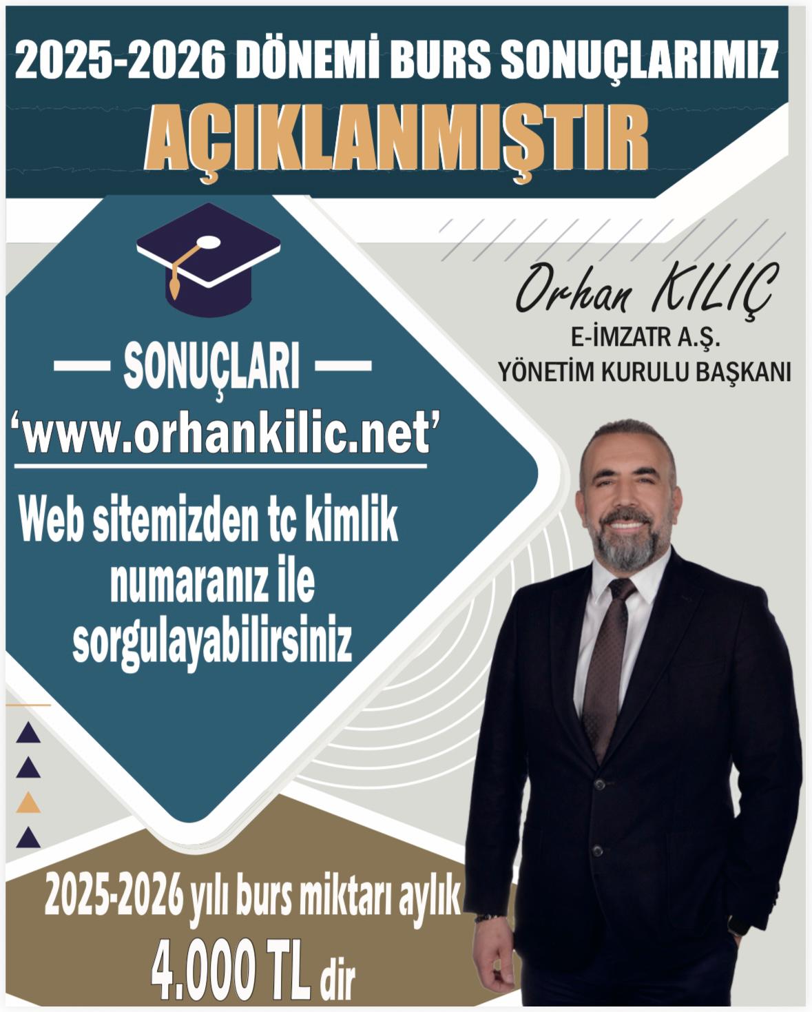 orhan kilic burs