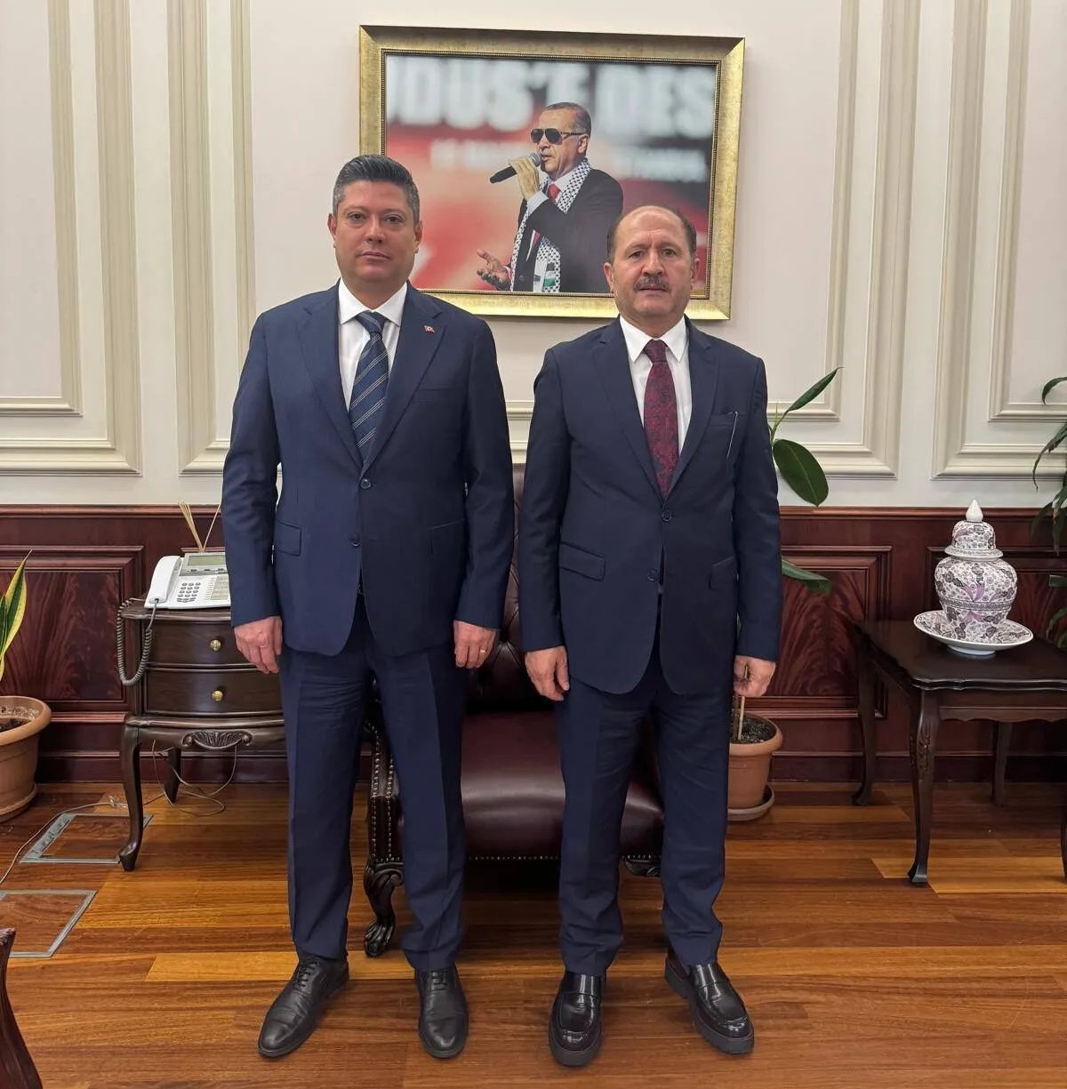 Adalet Bakanlığı'nda Yargı ve Çalışma Hayatı Görüşmesi: Uysal Altundağ ve Mürsel Öcal'dan Bakan Yardımcısı Ramazan Can'a Ziyaret 1 ramazan can uysal altindag 2