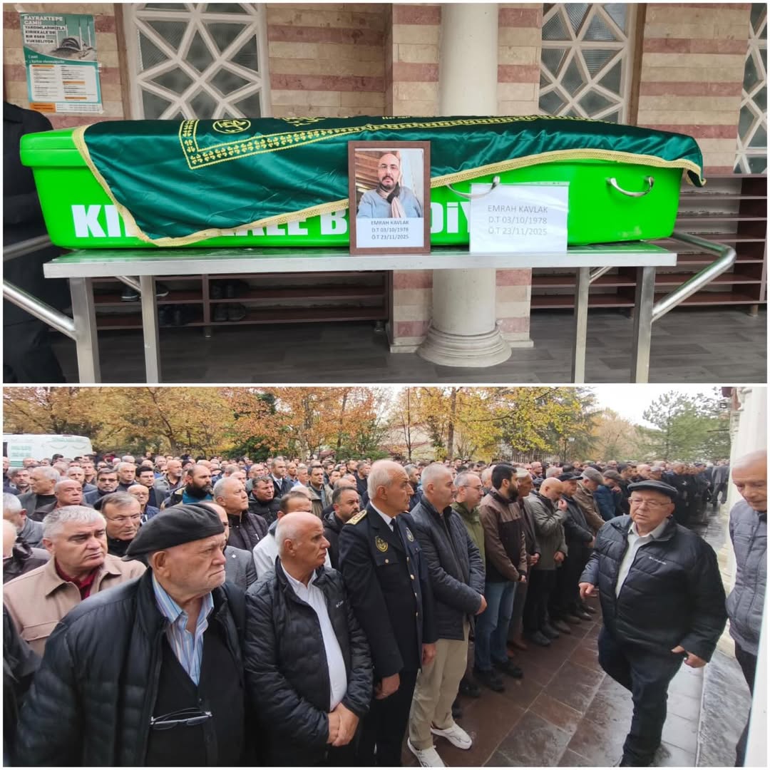 Kırıkkale'li Sevilen Esnaf Emrah Kavlak Son Yolculuğuna Uğurlandı 2 Kirikkale MUSIAD merhum uyemiz ilimizin sevilen esnaflarindan Emrah Kavlakin cenazesi bugun K