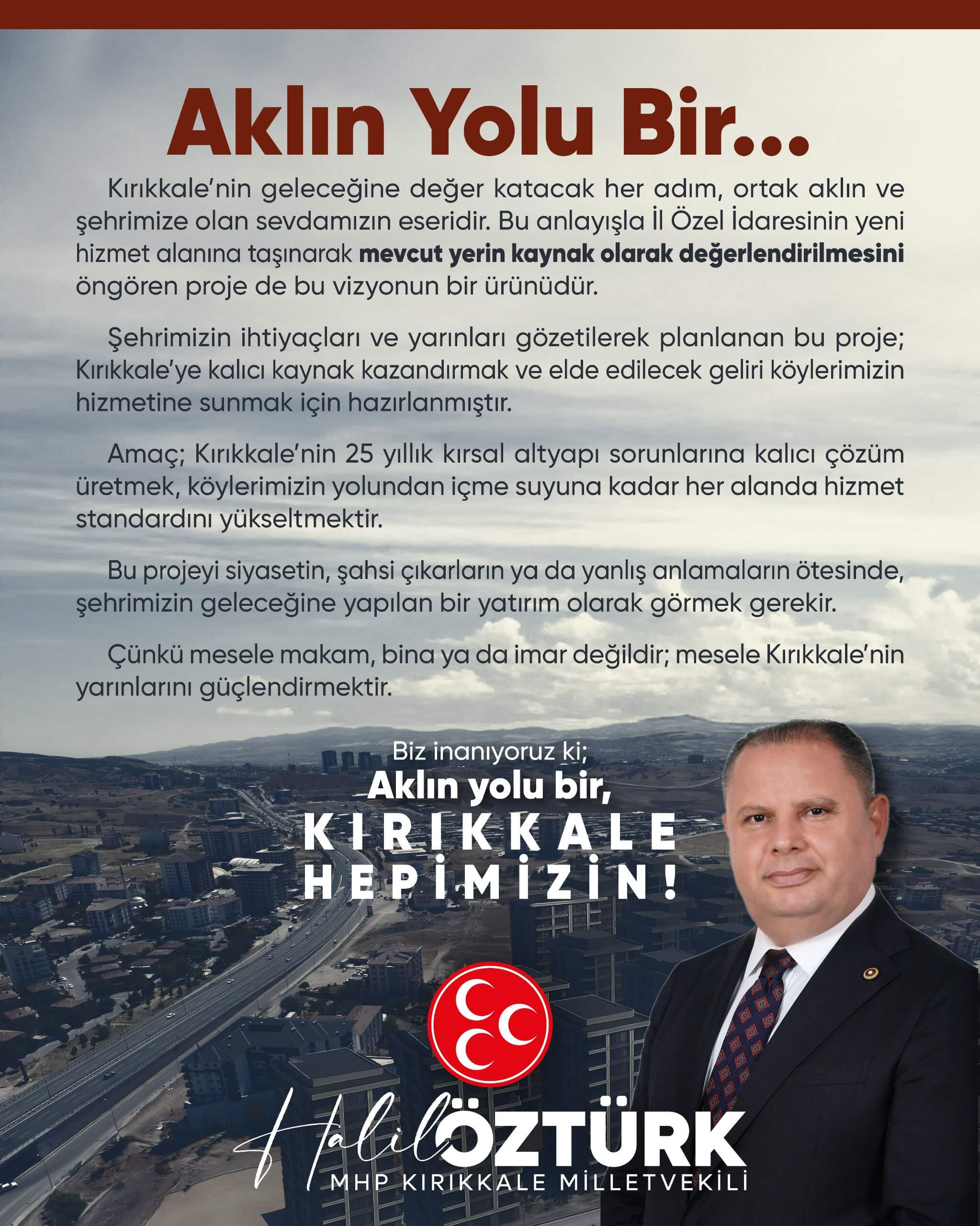 Halil Öztürk'ten Kırıkkale Valisi Mehmet Makas'ın Projesine Tam Destek 2 halil ozturk mehmet makas