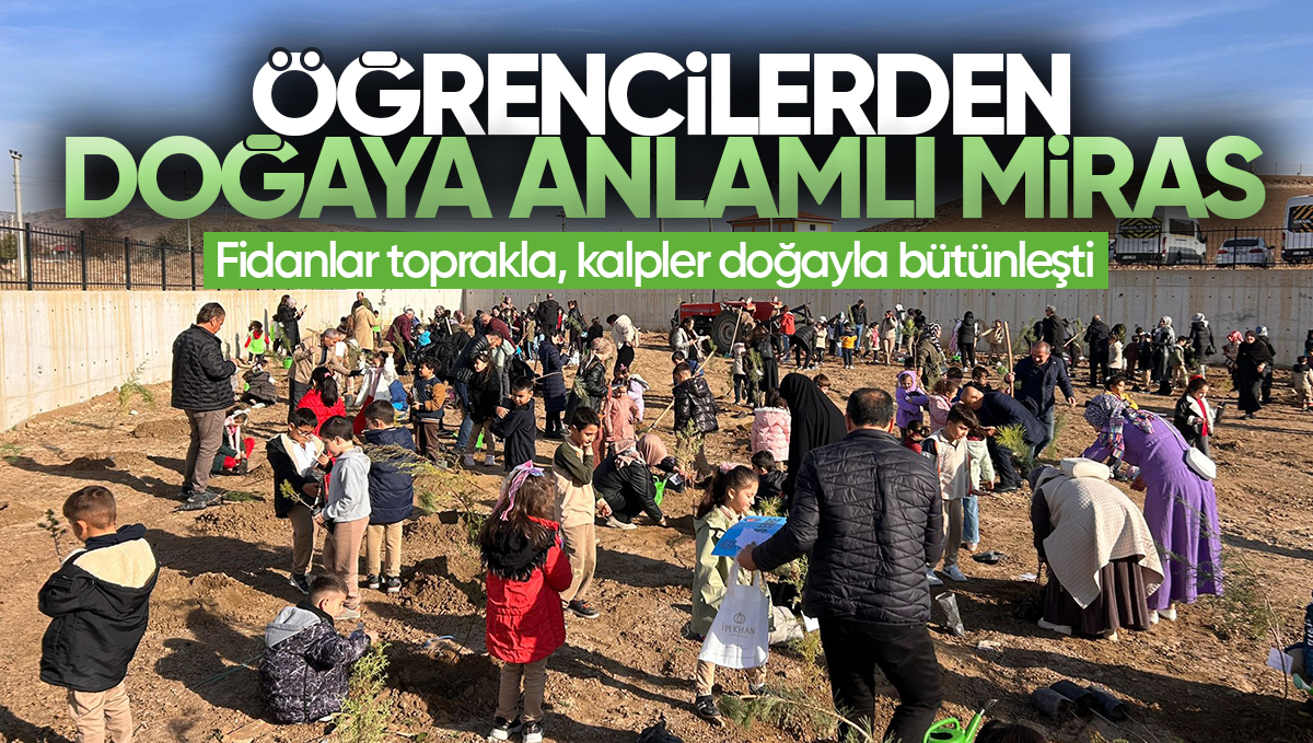 Kırıkkale’de Öğrencilerden Doğaya Anlamlı Miras